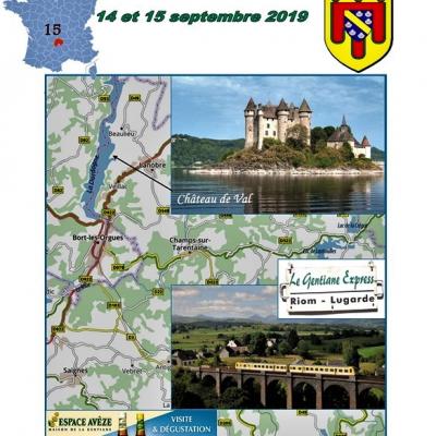 Sortie 2019 dans le Cantal